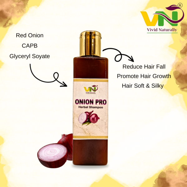 Onion-Shampoo-for-Hair-Fall-Control - Vivid Naturally